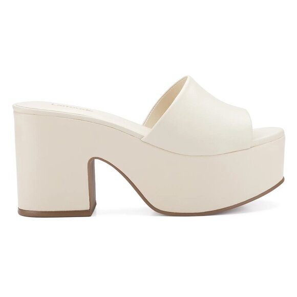 Larroude Miso Kid Skin Leather Platform Sandal NIB - Picture 2 of 10